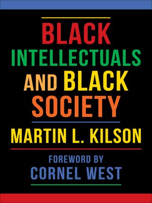 cover image of Black Intellectuals and Black Society